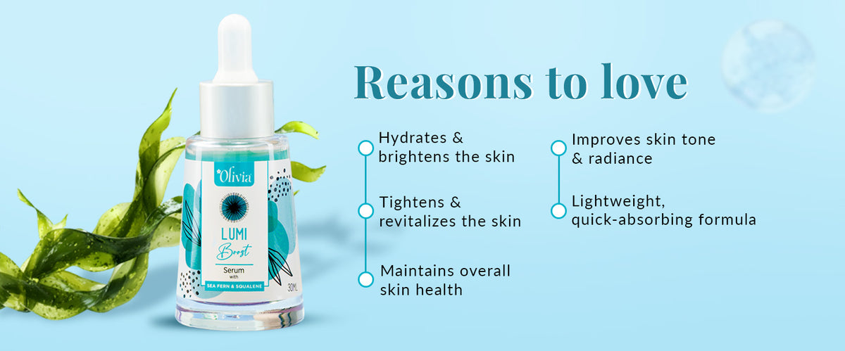 Lumi Boost Serum with Sea Fern and Squalene