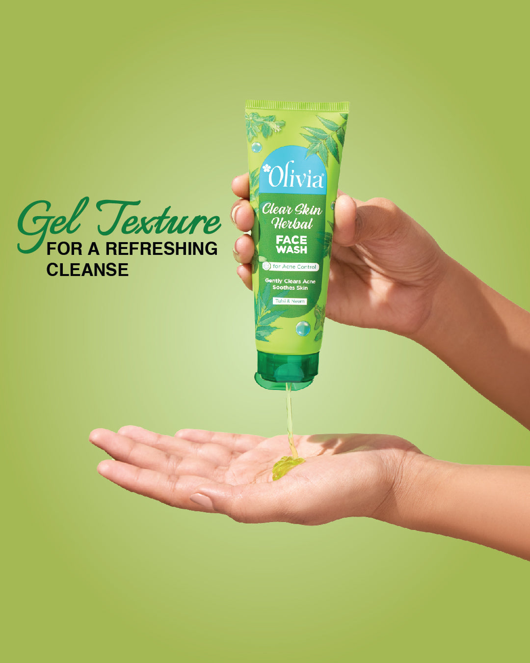 Olivia Clear Skin Herbal Face Wash for Acne Control