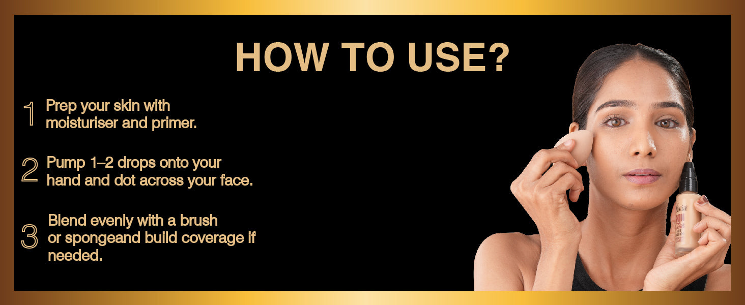 Olivia Skin Filter Liquid Foundation | Mattifies Skin and Blurs Pores