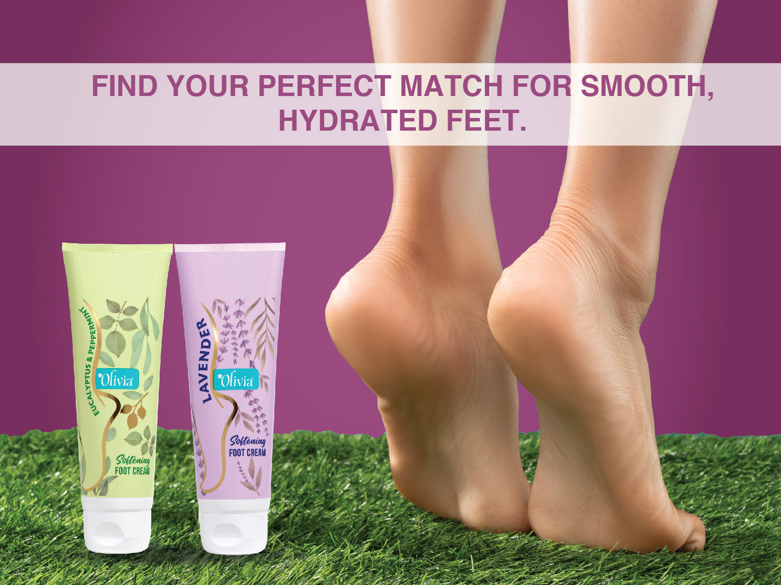 Olivia Softening Foot Cream with Lavender