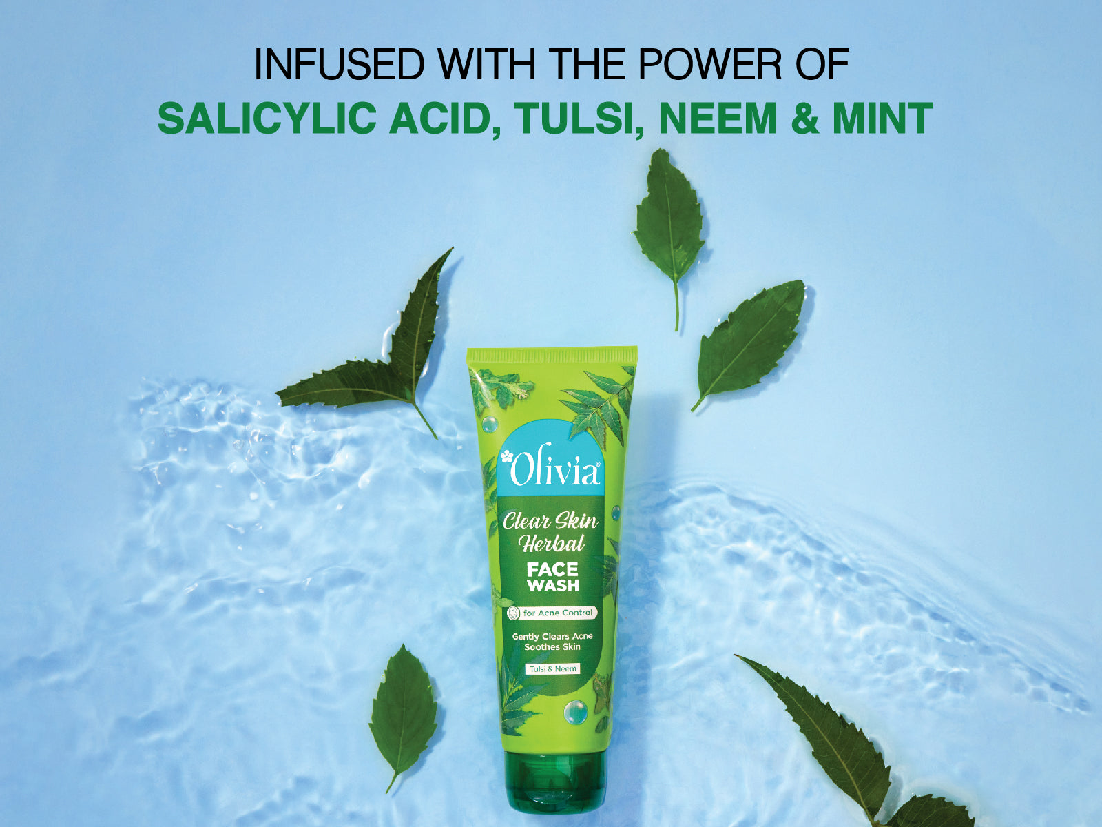 Olivia Clear Skin Herbal Face Wash for Acne Control
