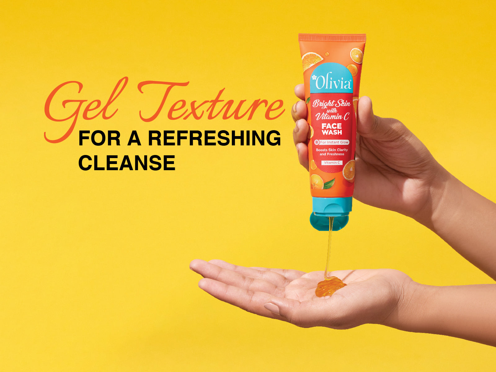 Olivia Bright Skin Face Wash with Vitamin C for Instant Glow
