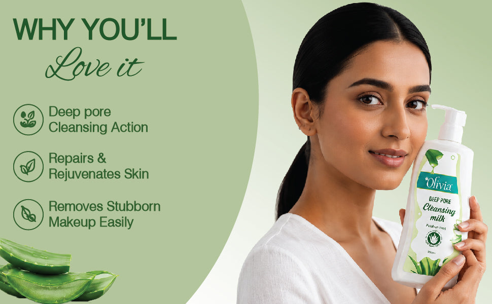 Olivia Aloe Vera Cleansing Milk