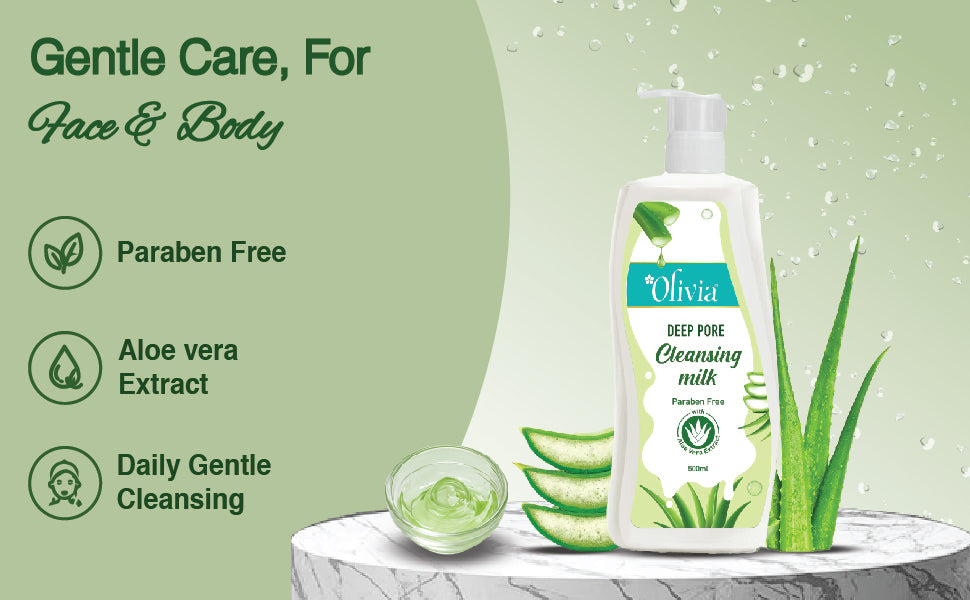 Olivia Aloe Vera Cleansing Milk