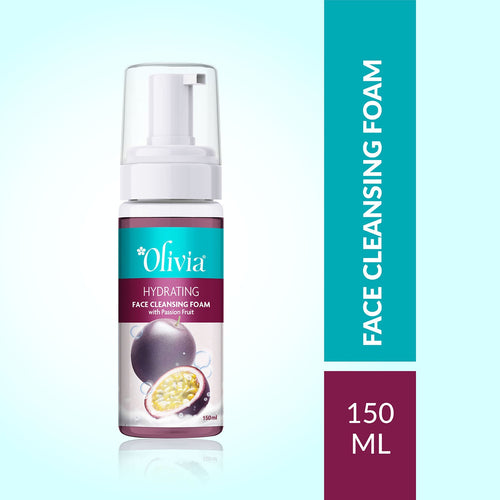 Hydrating Face Cleansing Foam with Passion Fruit Olivia Beauty