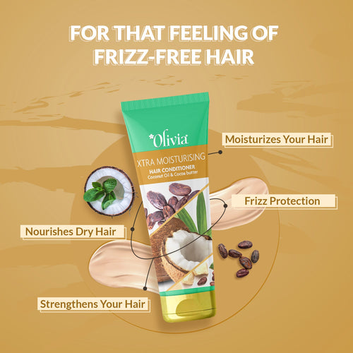 Xtra Moisturizing Hair Conditioner with Coconut Oil & Cocoa Butter Olivia Beauty