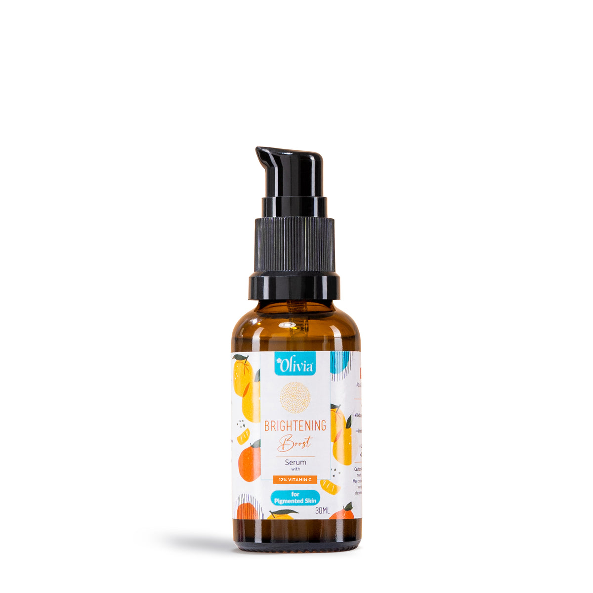 Olivia Bright Boost Serum with 12% Vitamin C for Pigmented Skin