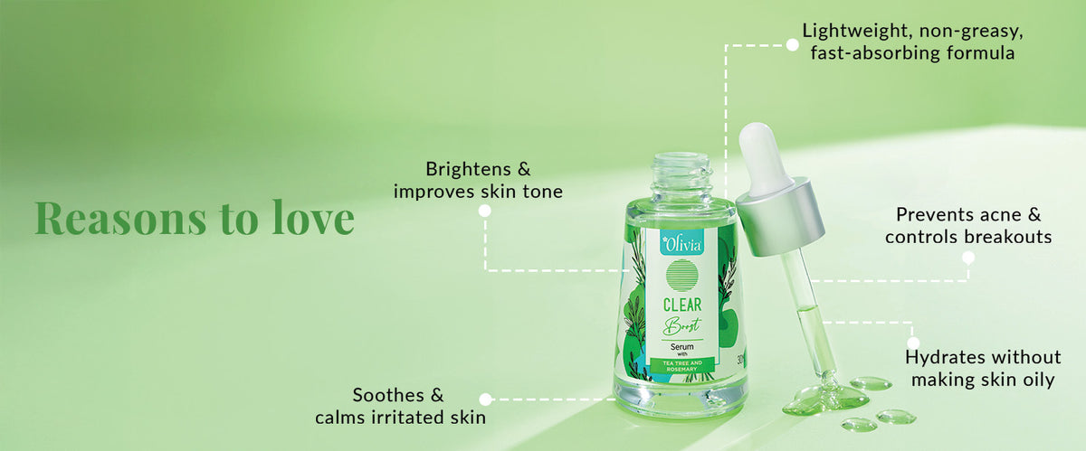 Clear Boost Serum with Tea Tree and Rosemary