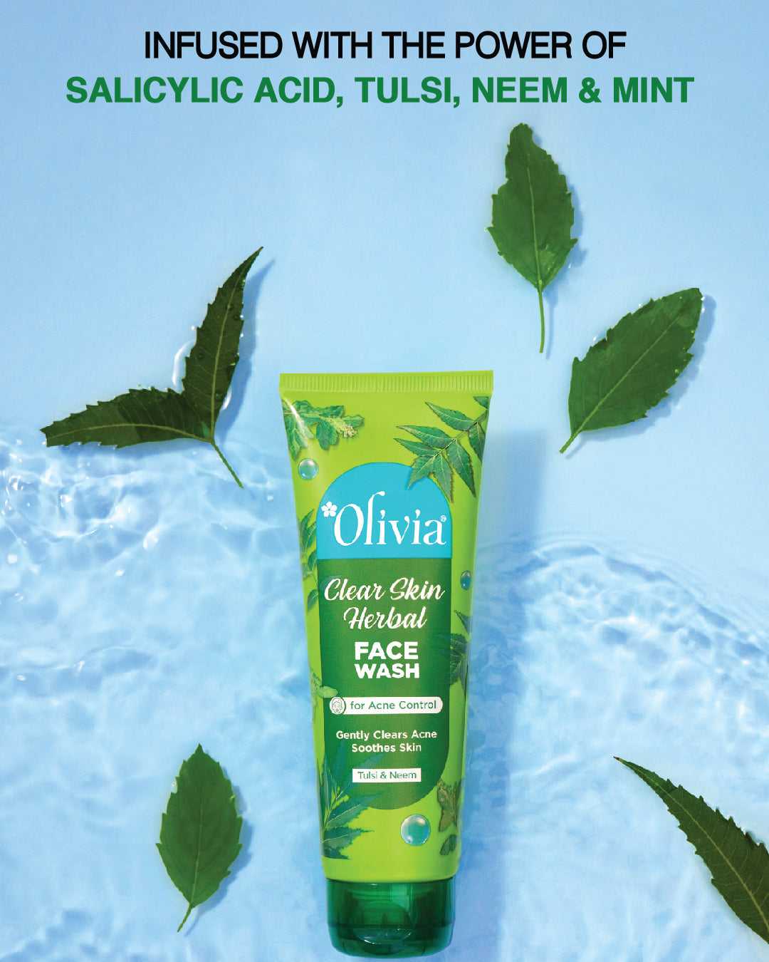 Olivia Clear Skin Herbal Face Wash for Acne Control
