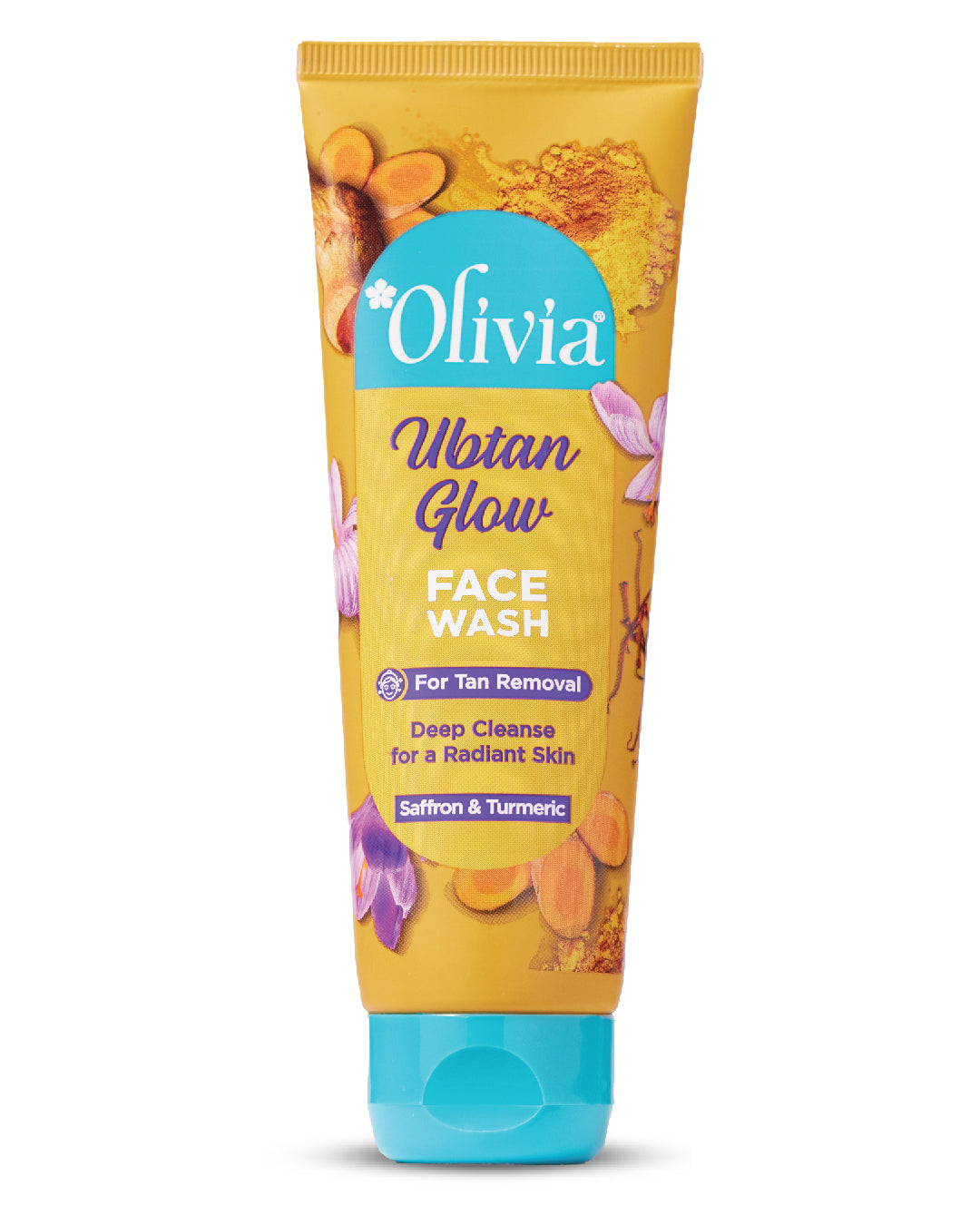 Olivia Ubtan Glow Face Wash for Tan Removal