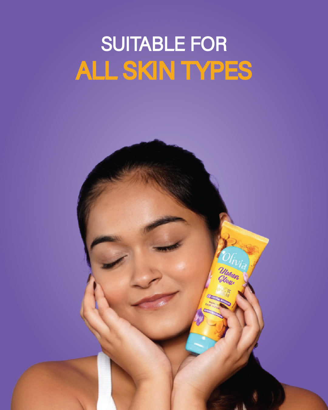 Olivia Ubtan Glow Face Wash for Tan Removal