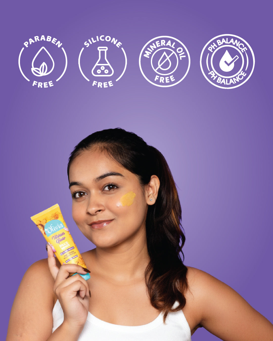 Olivia Ubtan Glow Face Wash for Tan Removal