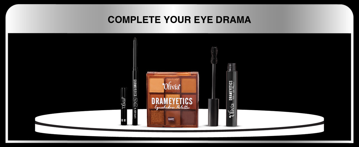 Olivia Drameyetics Infinite Black Kajal | 36HR Waterproof Kajal | Intense Black | Smudge-Proof | Vegan Formula | 0.3g