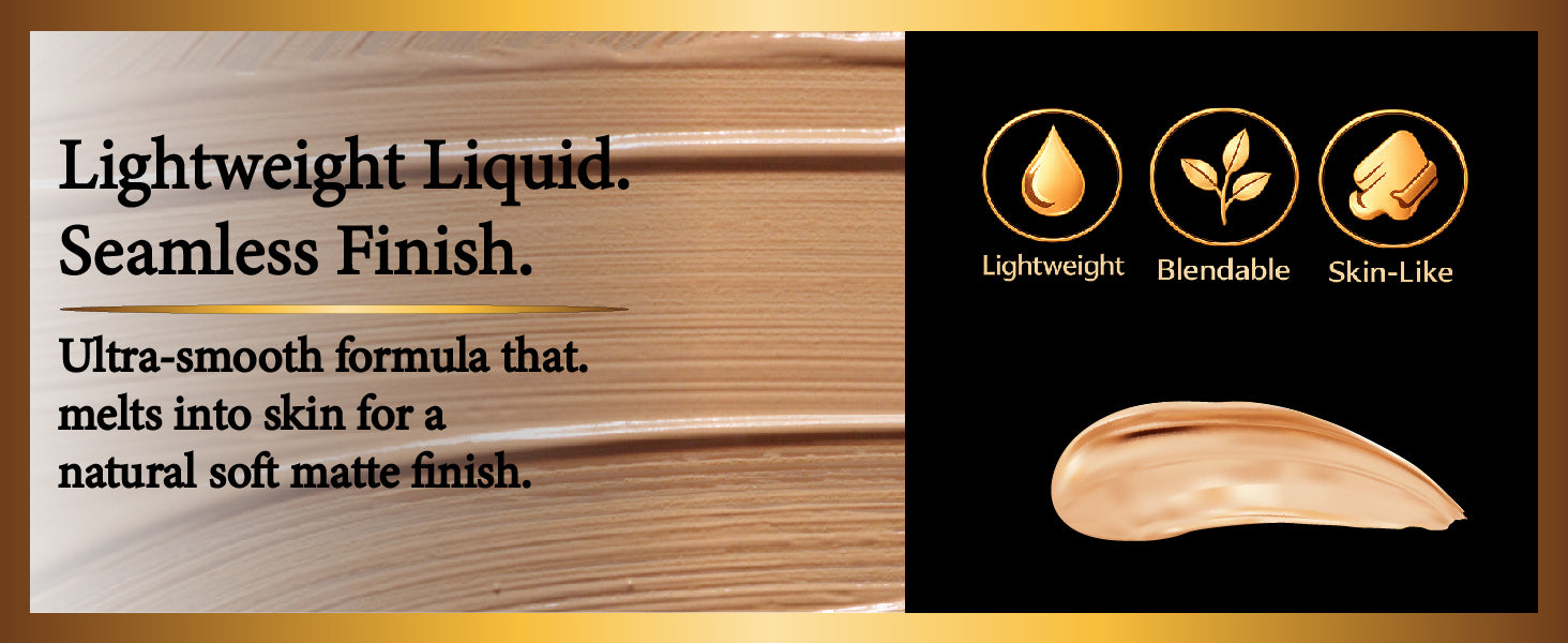 Olivia Skin Filter Liquid Foundation | Mattifies Skin and Blurs Pores