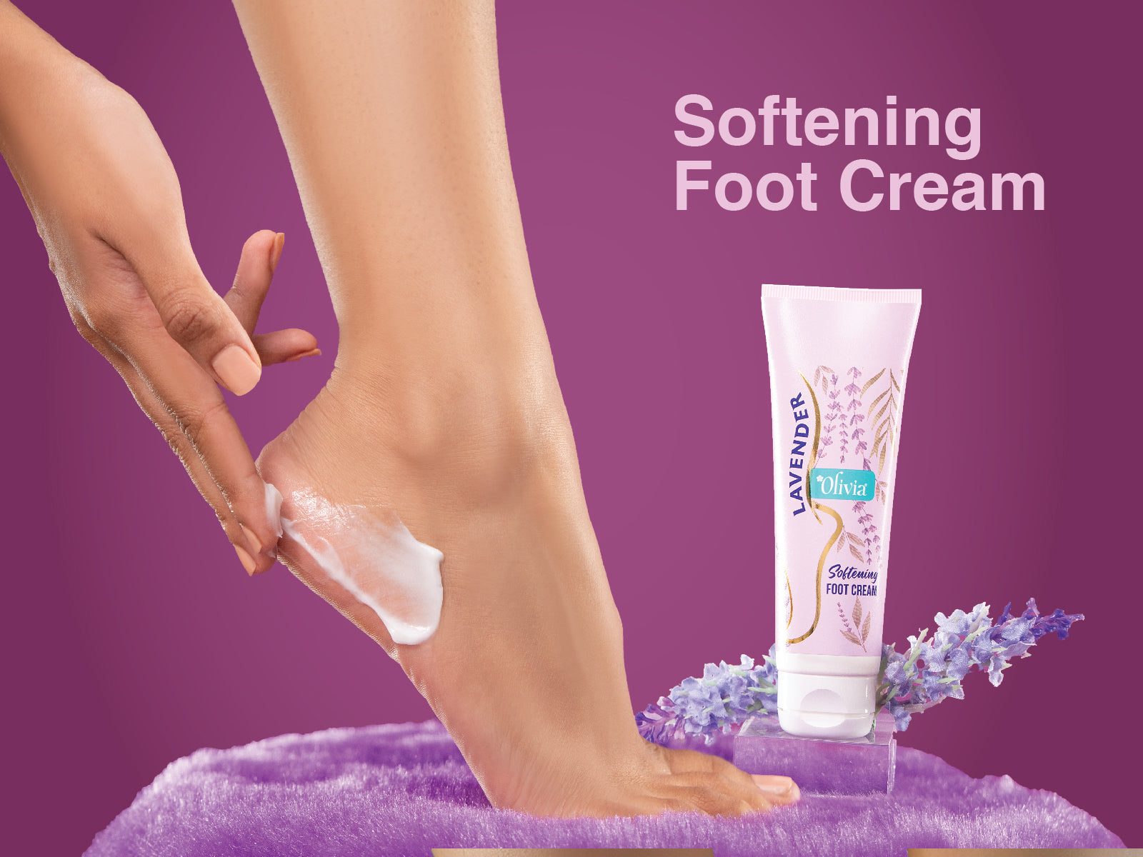 Olivia Softening Foot Cream with Lavender