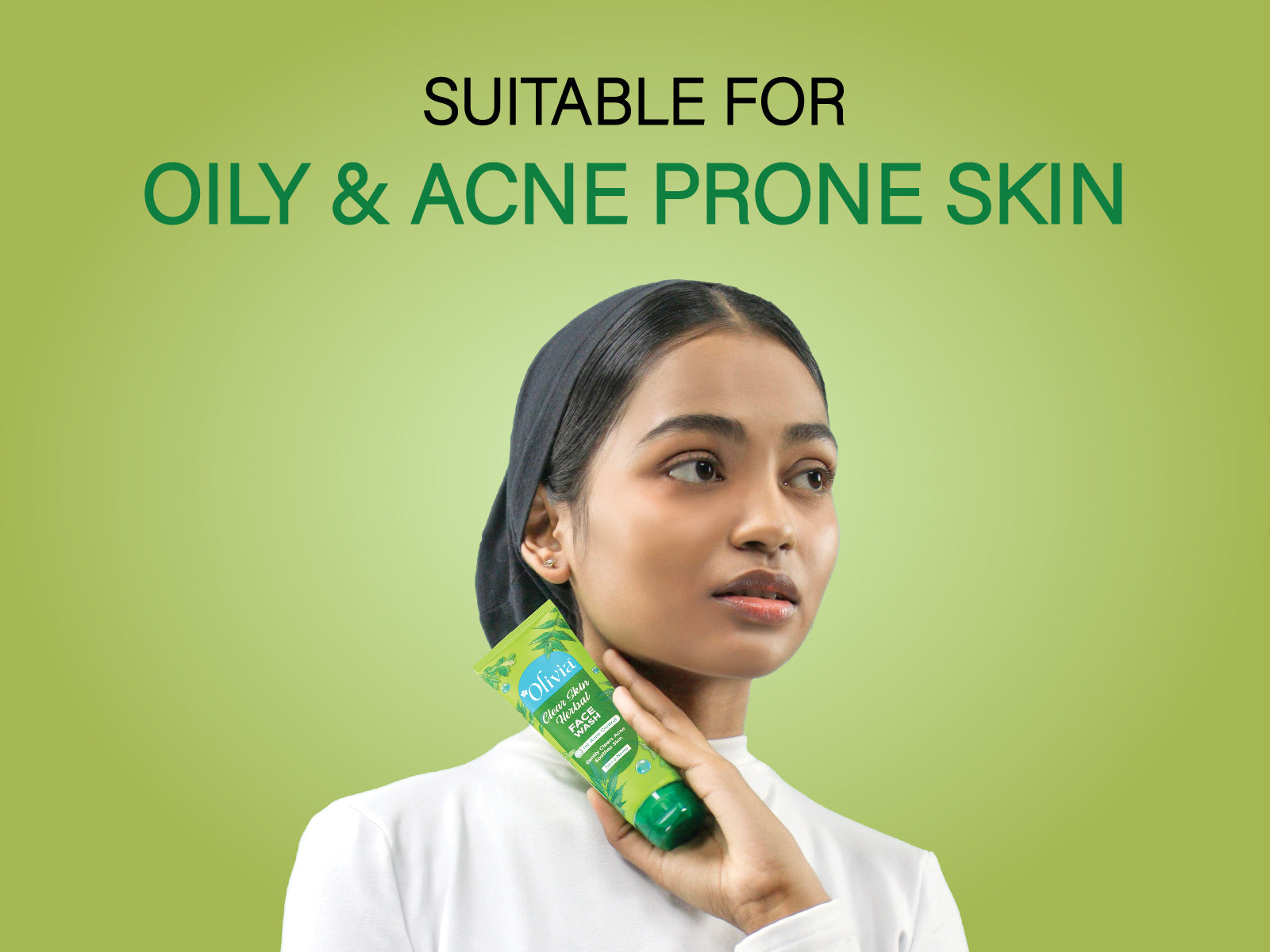 Olivia Clear Skin Herbal Face Wash for Acne Control