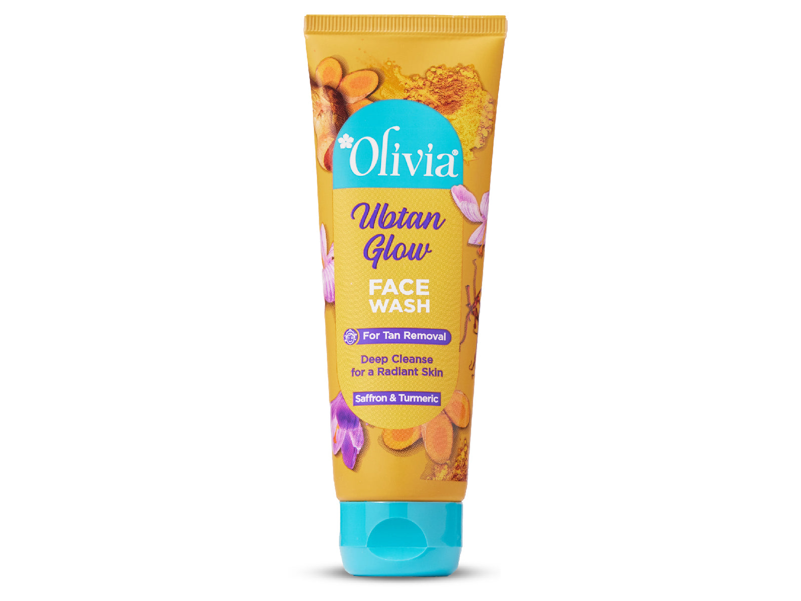 Olivia Ubtan Glow Face Wash for Tan Removal