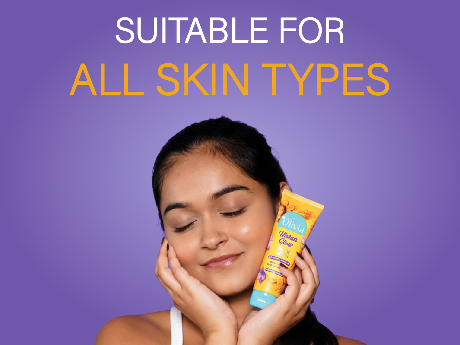 Olivia Ubtan Glow Face Wash for Tan Removal