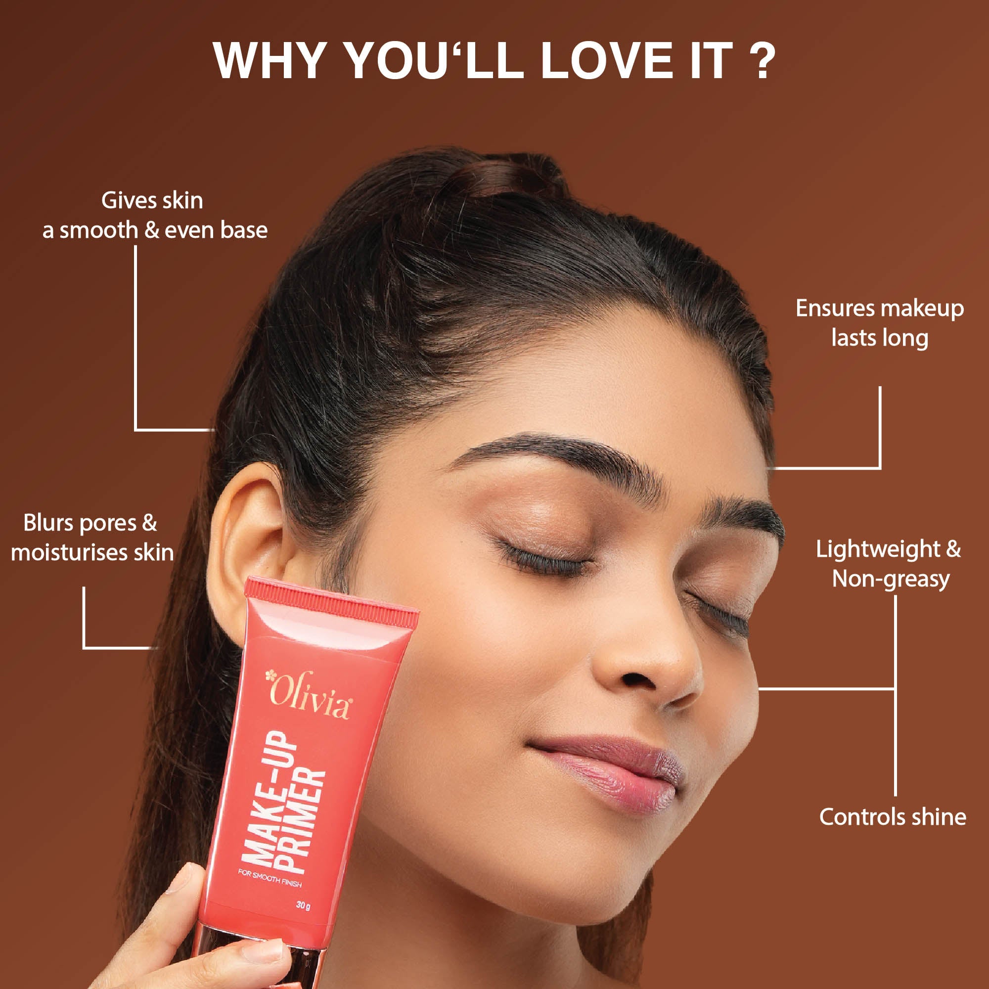 Primers Best Makeup To Cover Large Pores SACELADY Gold Infused