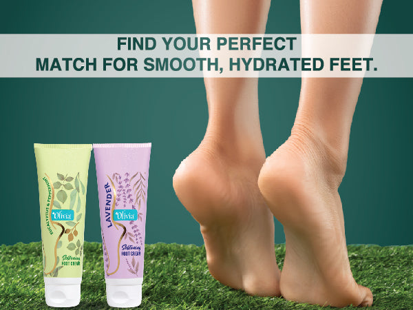 Olivia Softening Foot Cream with Eucalyptus & Peppermint