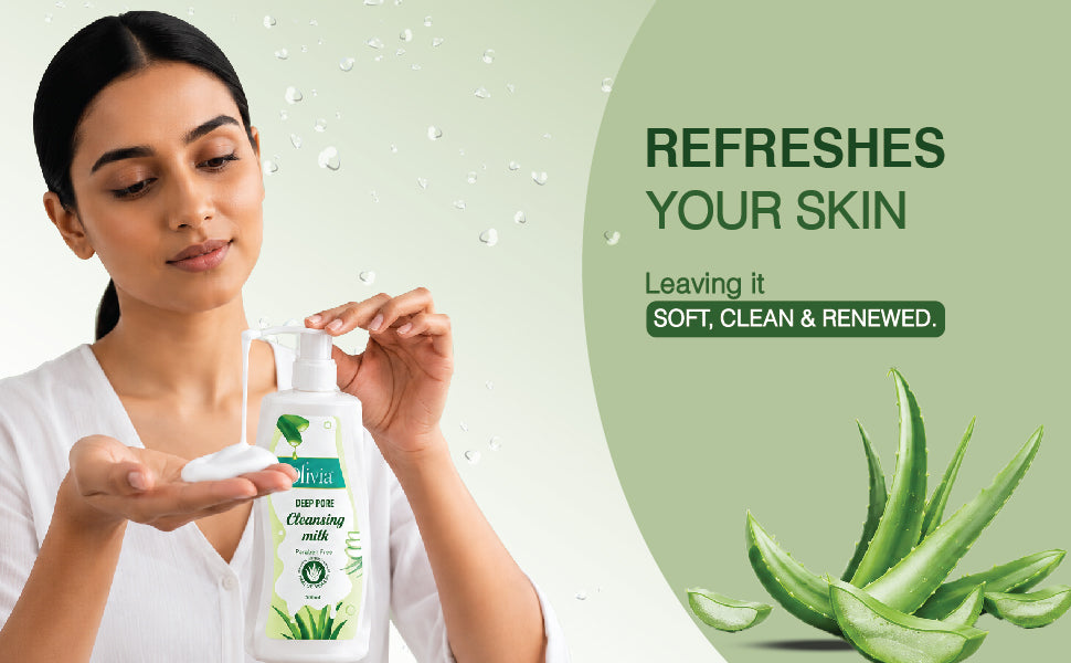 Olivia Aloe Vera Cleansing Milk