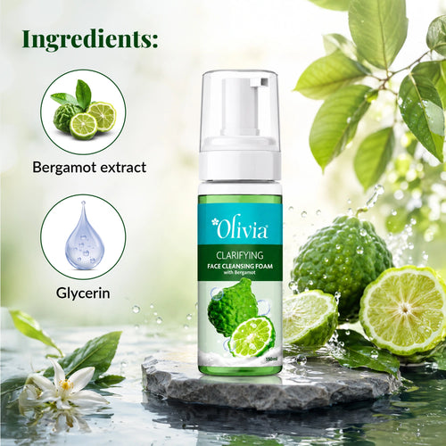 Clarifying Face Cleansing Foam with Bergamot