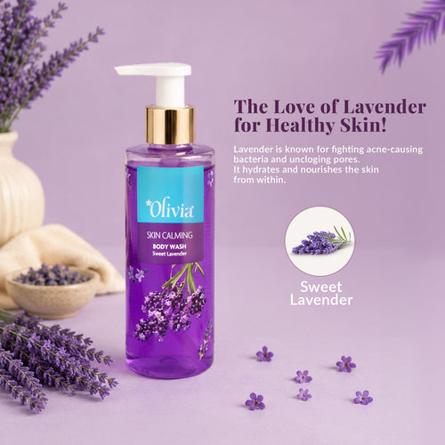 Skin Calming Body Wash with Sweet Lavender
