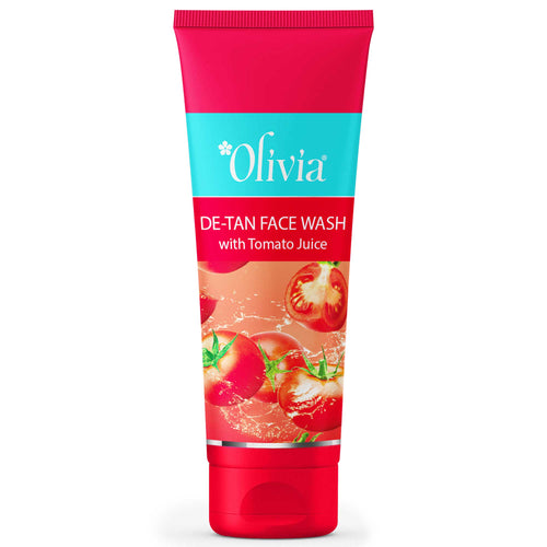 Olivia De-Tan Face Wash with Tomato Juice | For Tanned Skin