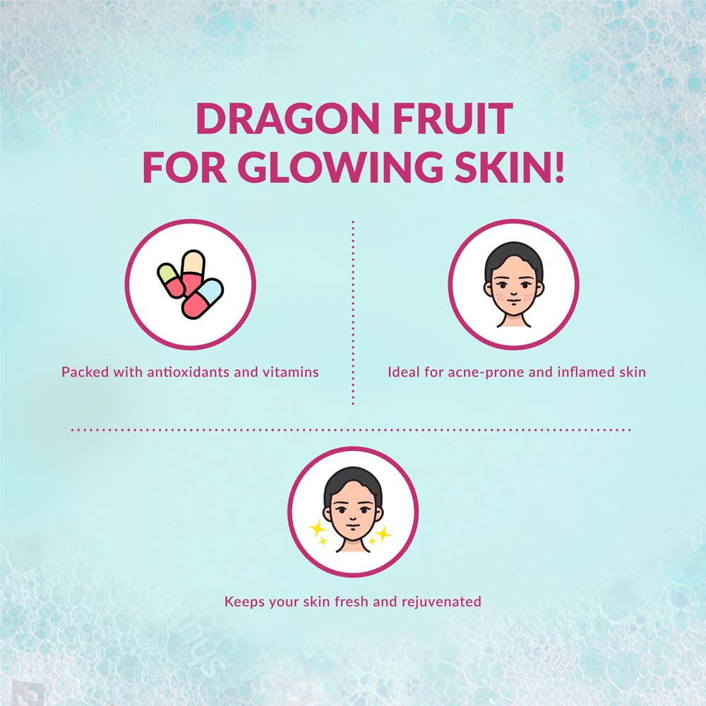 Healthy Glow Face Cleansing Foam with Dragon Fruit Olivia Beauty