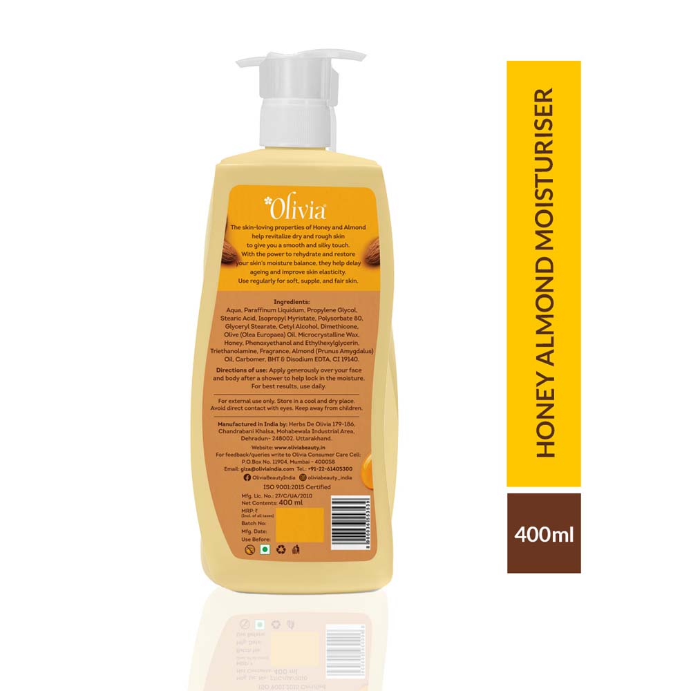 Honey Almond Moisturizer For Deep Hydration Olivia Beauty