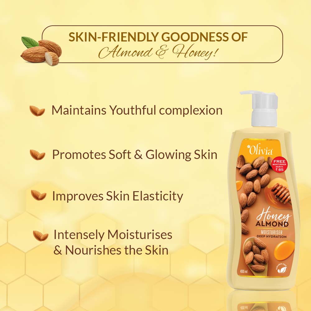 Honey Almond Moisturizer For Deep Hydration Olivia Beauty