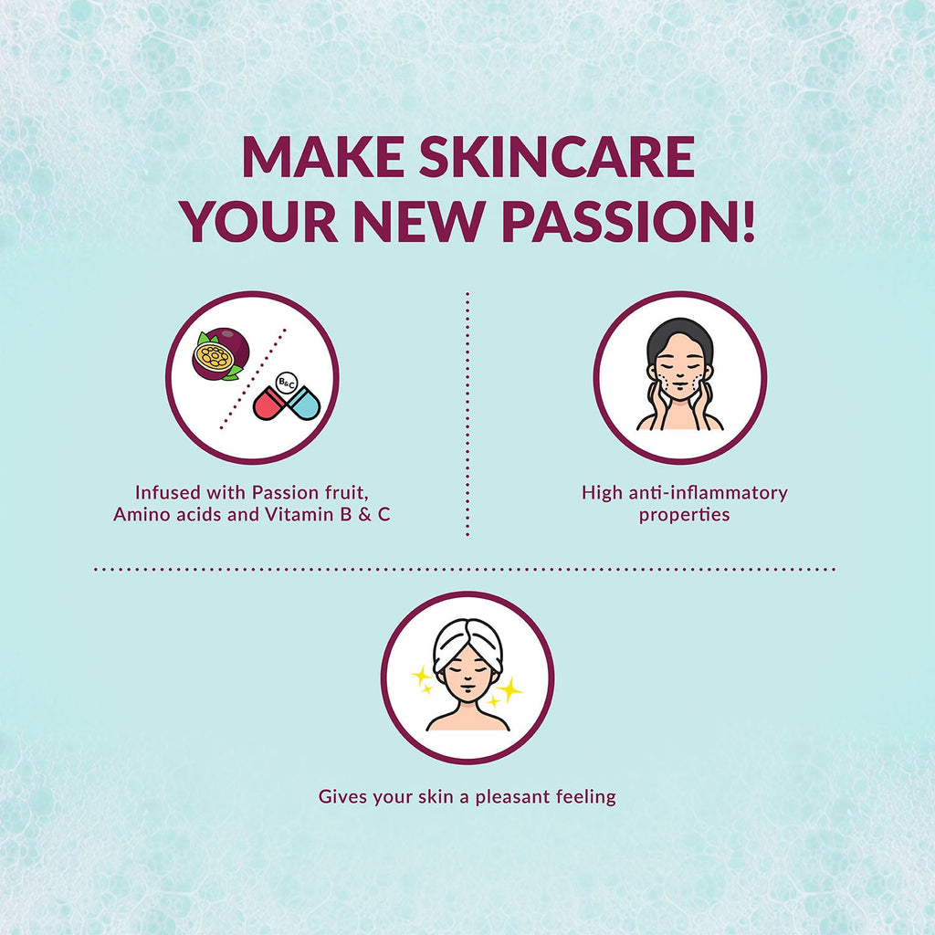 Hydrating Face Cleansing Foam with Passion Fruit Olivia Beauty