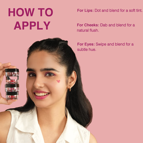 Olivia Tints & Tones for Lip, Cheek and Eye - Paraben Free, No Harmful Colours or Preservatives