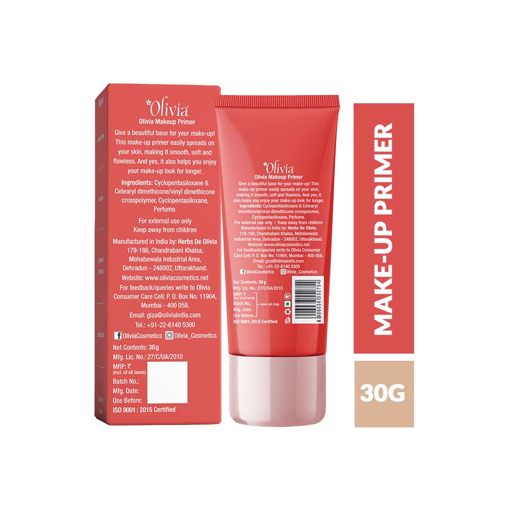 Makeup Primer for Smooth Finish Olivia Beauty