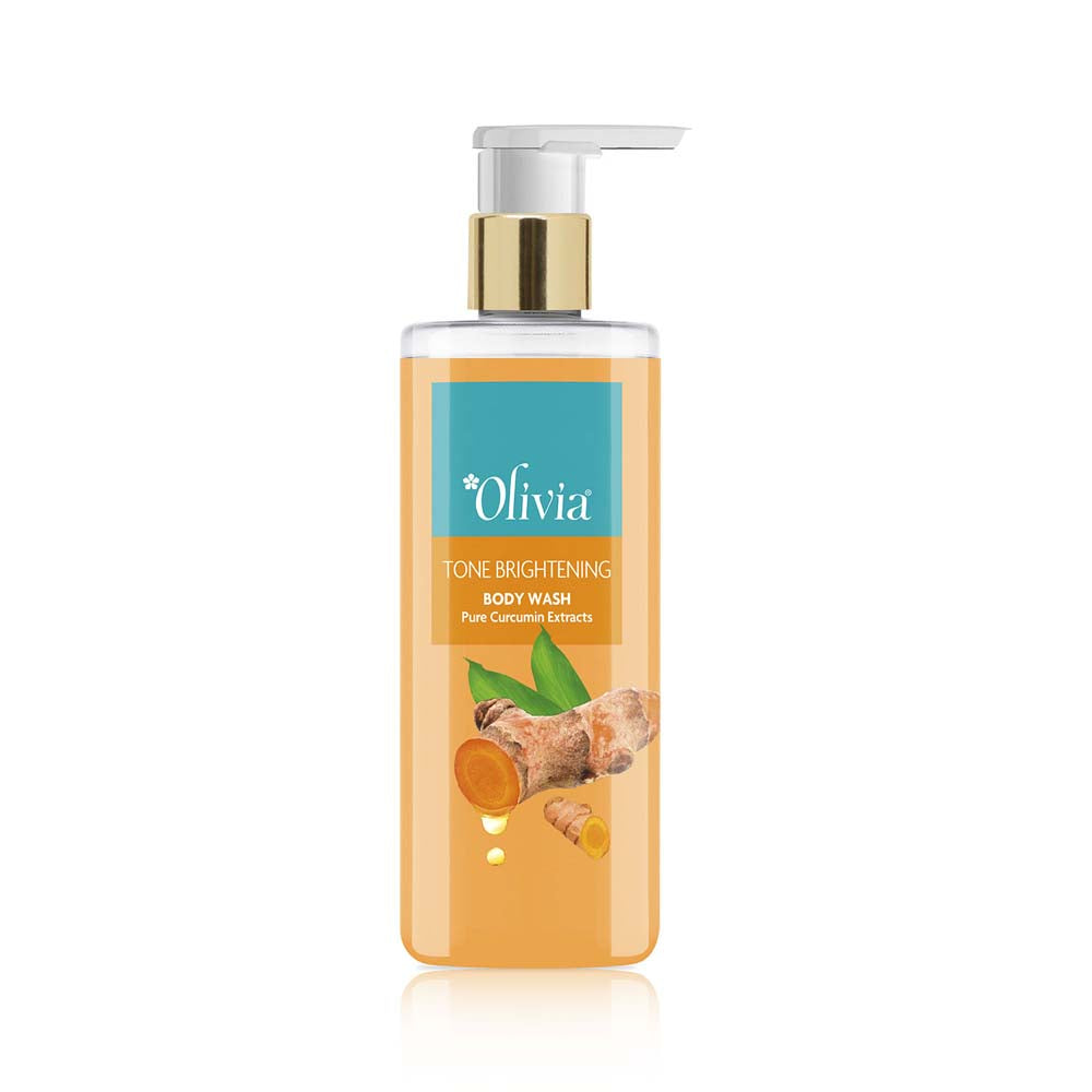 Tone Brightening Body Wash with Pure Curcumin Extracts Olivia Beauty