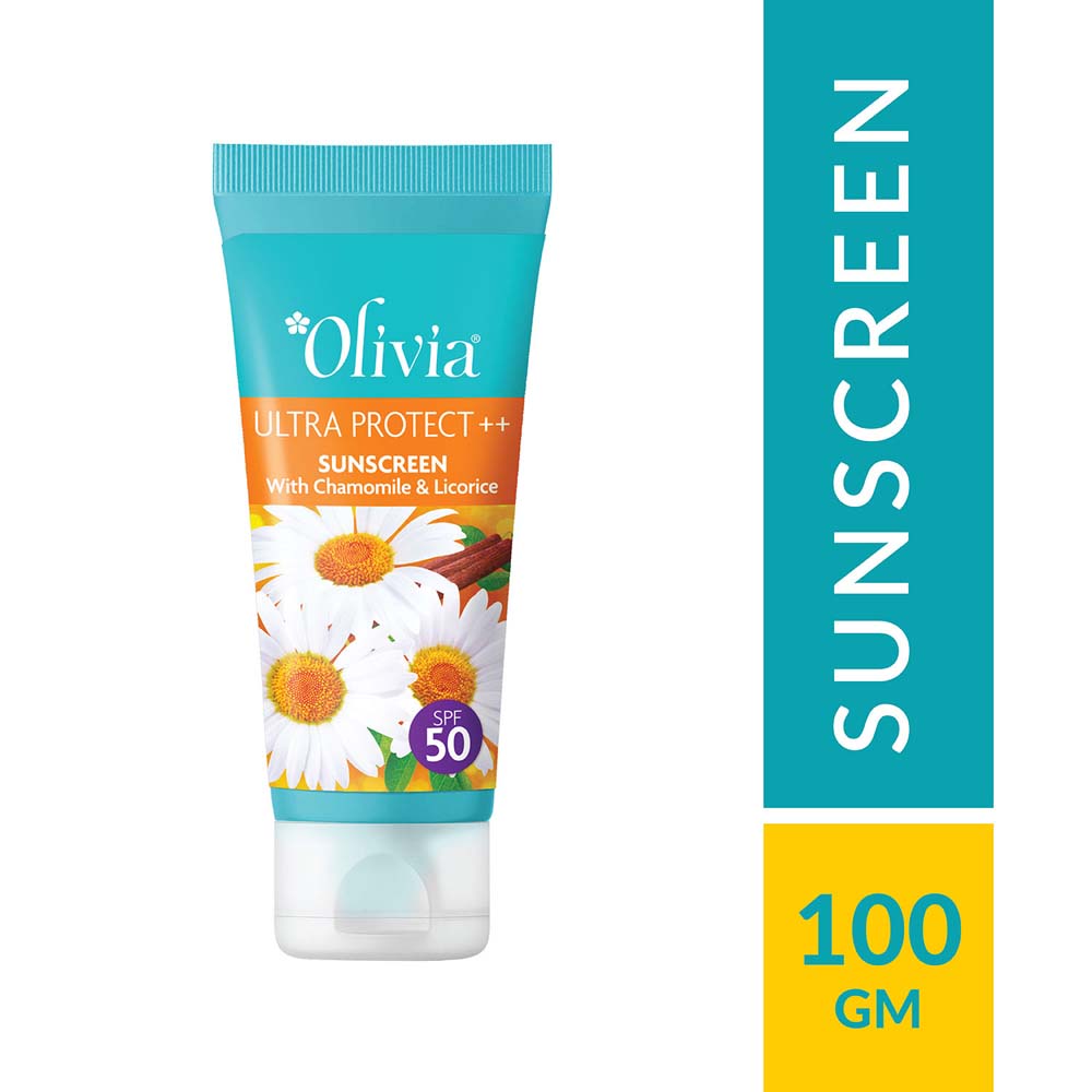 Ultra Protect ++ Sunscreen with Chamomile and Licorice SPF 50 Olivia Beauty