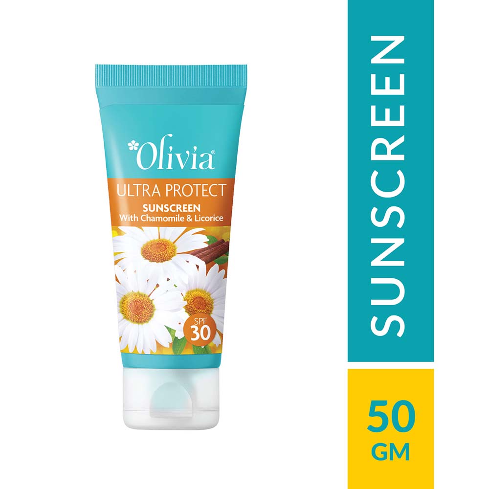 Ultra Protect Sunscreen with Chamomile and Licorice SPF30 Olivia Beauty